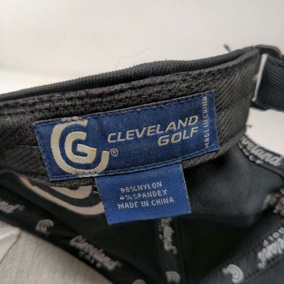 Cleveland Golf Men's Strapback Hat Black Adjustable Embroidered Logo - Picture 13 of 13